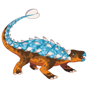 QRex Grafika - Ankylozaur - Dinozaur