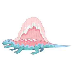 QRex Grafika - Dimetrodon - Dinozaur