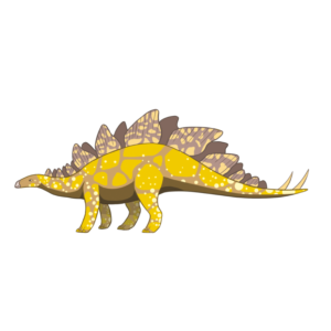 QRex Grafika - Stegozaur - Dinozaur